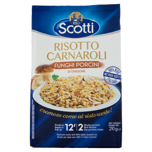 Risotto porcini mushrooms, Scotti