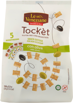Tocket olives, snack crackers